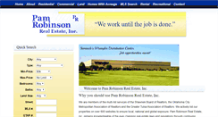 Desktop Screenshot of pamrobinsonrealestate.com